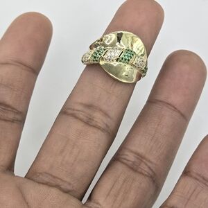10kt Real Gold Fancy Ring For Women